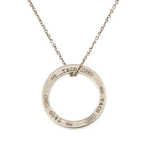 Tiffany and Co Round Pendant Necklace